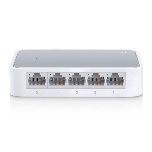 سوئیچ 5 پورت تی پی لینک مدل TL-SF1005D نمای ۲